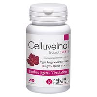 NATURAL NUTRITION Celluveinol pot 40 g&eacute;lules