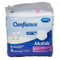 Confiance Mobile Absorption 10 Gouttes Taille XL 14 sous-v&ecirc;tements
