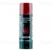 DERMOPHIL Stick soin teint&eacute; protection des l&egrave;vres rose poudr&eacute; 4g
