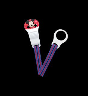 Attache sucette ruban collection mickey