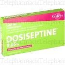 DOSISEPTINE 0,05 POUR CENT, solution pour application cutan&eacute;e en r&eacute;cipient unidose