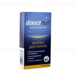 DOUCE NUIT Pastilles double action anti-ronflement x 16