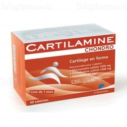 E-SCIENCES Cartilamine chondro 60 tablettes