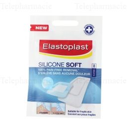 ELASTOPLAST Silicone soft pansements x 8