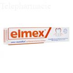 ELMEX Dentifrice compatible hom&eacute;opathie sans menthol tube 75ml