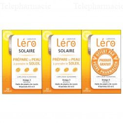 LERO Esthetic' Solaire Lot de 3 bo&icirc;tes de 30 capsules