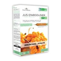 FLORA NATURA Jus d'Argousier Bio 20 Ampoules de 15ml
