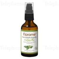 FLORAME Huile v&eacute;g&eacute;tale vierge bio calophylle flacon pompe 50ml