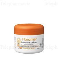 FLORAME D&eacute;odorant cr&egrave;me orange mandarine 50g