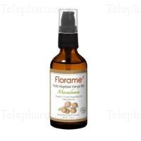 FLORAME Huile v&eacute;g&eacute;tale vierge bio Macadamia flacon pompe 50ml