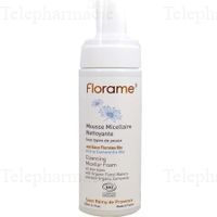 FLORAME Eaux florales bio - Mousse micellaire nettoyante bio flacon pompe 150ml