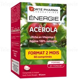 FORT&Eacute; PHARMA Energie ac&eacute;rola 60 comprim&eacute;s