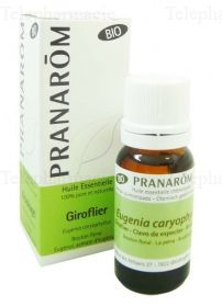 PRANAROM Huile essentielle Giroflier Bio 10ml