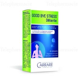 CARRARE Good Bye Stress D&eacute;tente 45 g&eacute;lules