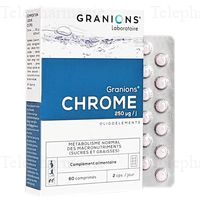 GRANIONS Oligo&eacute;l&eacute;ments - Chrome 250&micro;g boite de 60 comprim&eacute;s