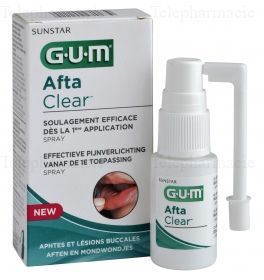 GUM Afta Clear aphtes et l&eacute;sions buccales