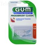 GUM n&deg;412 Brossettes interdentaires proxabrush classic 0.9mm x 8