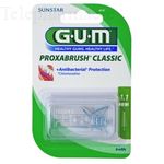 GUM n&deg;414 Brossettes interdentaires proxabrush classic 1mm x 8