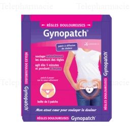 GYNOPATCH Patch pour r&egrave;gles douloureuses x3