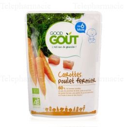 Go&ucirc;t Plat Carottes Poulet d&egrave;s 6m 190g