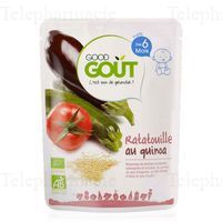 Go&ucirc;t Plat Ratatouille de Quinoa d&egrave;s 6m 190g