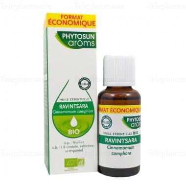 PHYTOSUN Ar&ocirc;ms Huile essentielle de Ravintsara Bio 30ml