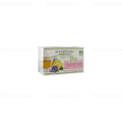 Bio Infusion Allaitement Saveur Citron n&deg;7 - 20 sachets
