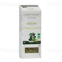 L'HERB&Ocirc;THICAIRE Feuille Mat&eacute; Vert Bio Plante pour tisane 80g