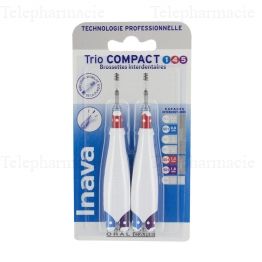 INAVA Brossette trio compact 1.4.5 mixte large et &eacute;troit
