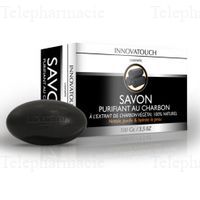 INNOVATOUCH Savon purifiant au charbon pain 100 gr