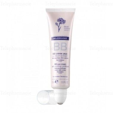 KLORANE Bleuet bio - Roll-on yeux d&eacute;fatigant tube 15ml