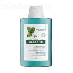 KLORANE Menthe aquatique bio - Shampooing d&eacute;tox anti-pollution Flacon 400ml