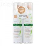 Shampooing sec extra doux au lait d'avoine cheveux chatains et bruns 2x150ml