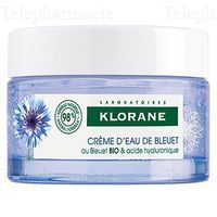 KLORANE Bleuet bio - Cr&egrave;me d'Eau 50ml