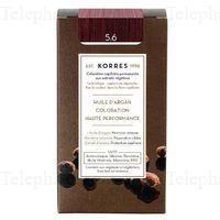 KORRES Coloration Permanente - Huile d'argan coloration haute performance Red light brown 5.6