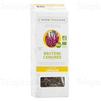 L'HERB&Ocirc;THICAIRE Fleur Bruy&egrave;re Cendr&eacute;e Bio Plante pour tisane 60g