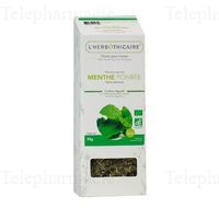 L'HERB&Ocirc;THICAIRE Feuille Menthe Poivr&eacute;e Bio Plante pour tisane 50g
