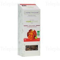L'HERB&Ocirc;THICAIRE Feuille Vigne Rouge Bio Plante pour tisane 60g