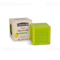 LE COMPTOIR DU BAIN Savon en Marseille citron menthe cube 200g