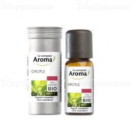 LE COMPTOIR AROMA Huile essentielle bio girofle flacon 10ml