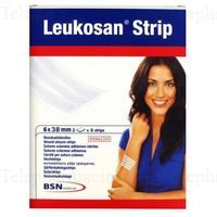LEUKOSAN STRIP 6X38MM SACHET6 