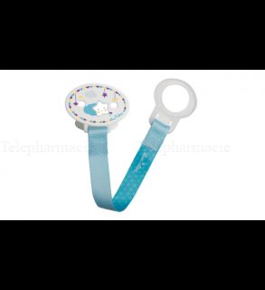 Attache Sucette Tissu Elephant