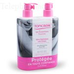 TOPICREM Ultra-hydratant lait corps Flacon pompe 500ml lot de 2