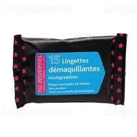 NU MOMENTS Lingettes Pocket d&eacute;maquillantes