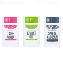 SCHMIDT'S D&eacute;odorant naturel Charbon stick 75g