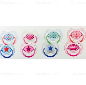 MAM Duo sucettes +18 mois anatomiques silicone REF 45