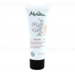 MELVITA L'Argan Bio - Cr&egrave;me mains velout&eacute;e 75ml