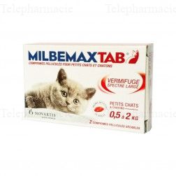 MILBEMAXTab Chaton boite de 2 comprim&eacute;s 