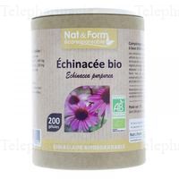 NAT & FORM Ecoresponsable - Echinac&eacute;e Bio 200 g&eacute;lules