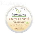NATESSANCE Beurre de karit&eacute; bio pot 100g